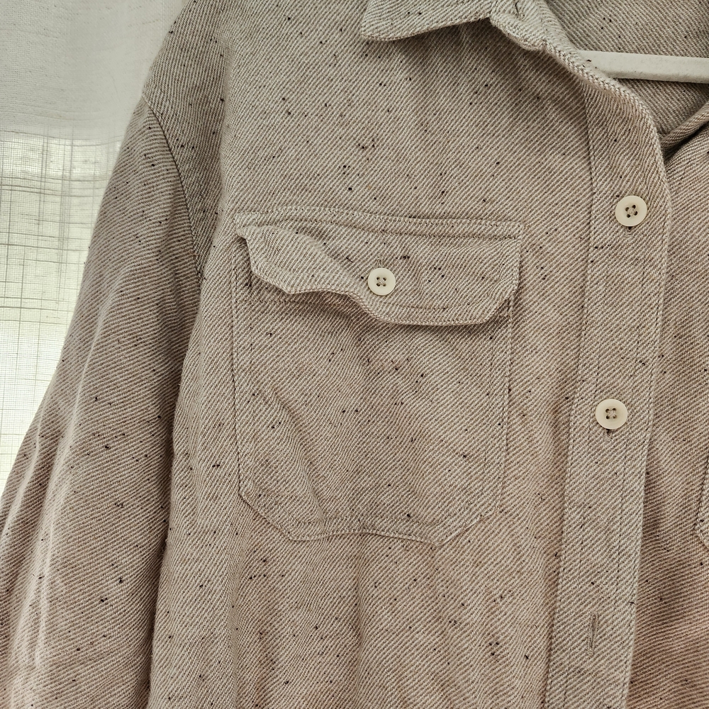 Madewell Light Weight Tan Button-Up